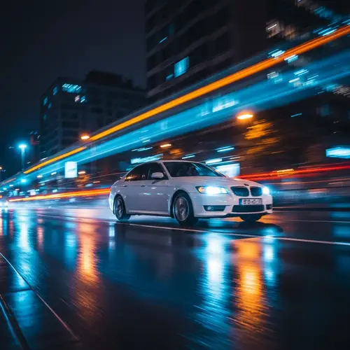 Running Car at Night Effect: Stunning Visuals