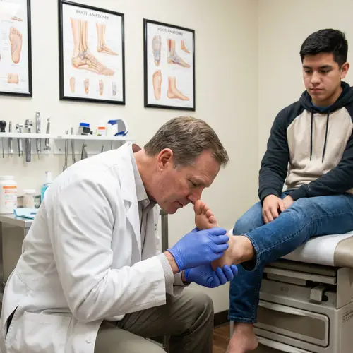 Expert Podiatrist Examining Foot Conditions