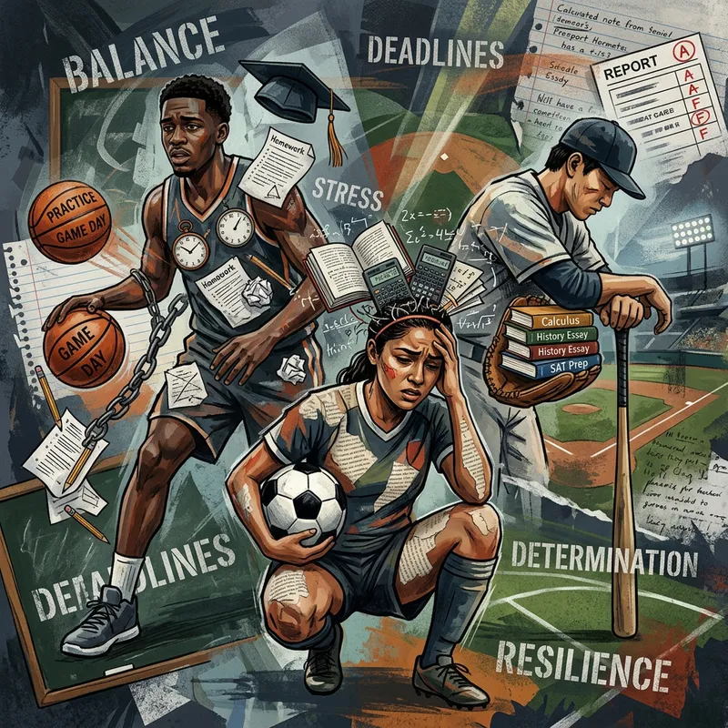 Inner Struggles of Student-Athletes: An Abstract Journey