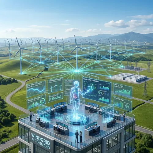 AI-Driven Smart Grid for Wind Energy
