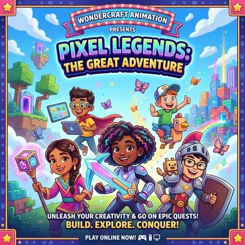 Disney Pixar Poster with Fortnite Theme