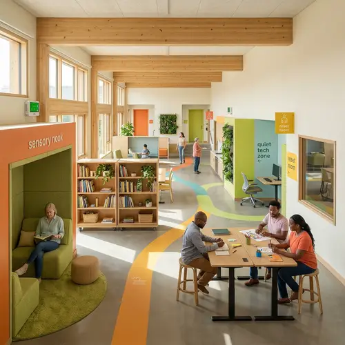 Innovative Indoor House for Autism Support