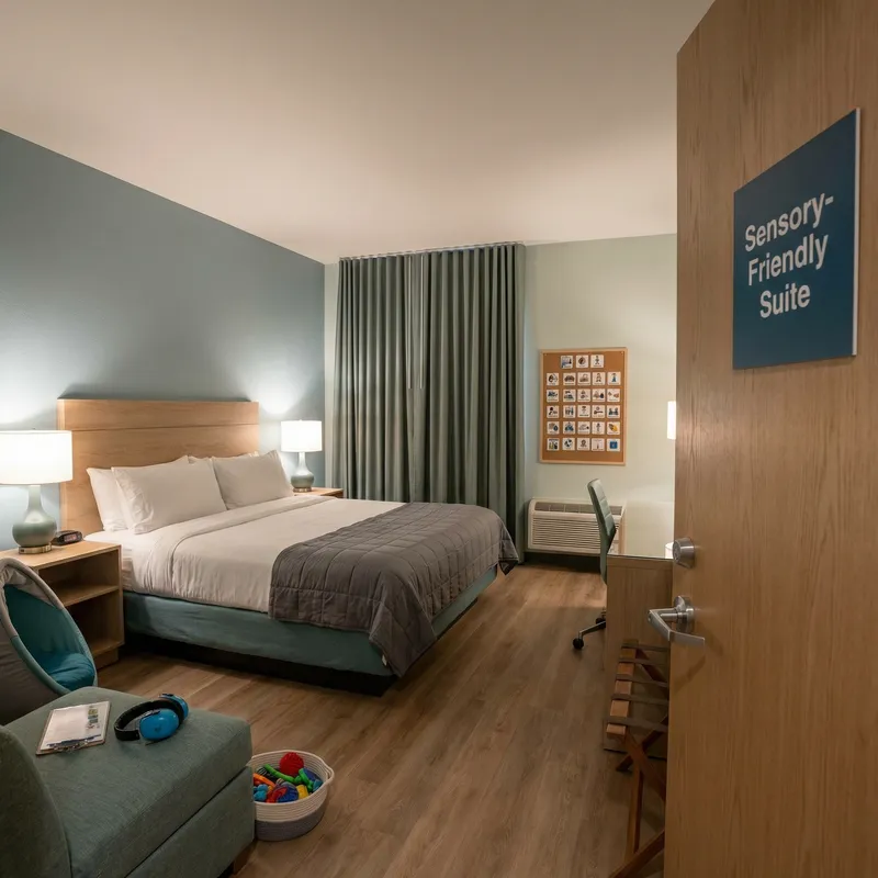 Autism-Friendly Hotel Room: Comfort for Everyone