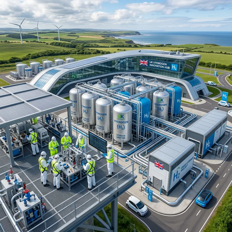 Futuristic Hydrogen Storage Facility in the UK Futuristic Hydrogen Storage Facility in the UK