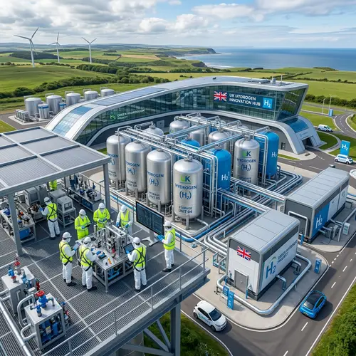 Futuristic Hydrogen Storage Facility in the UK