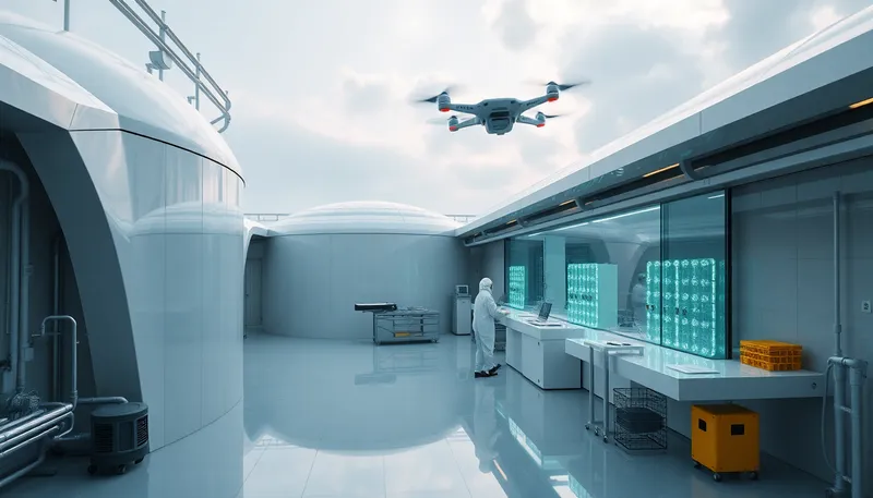 Futuristic Hydrogen Storage Facility in the UK