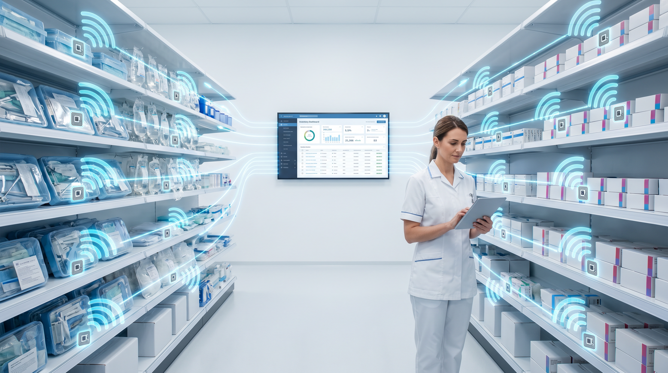 Hospital RFID Infographic