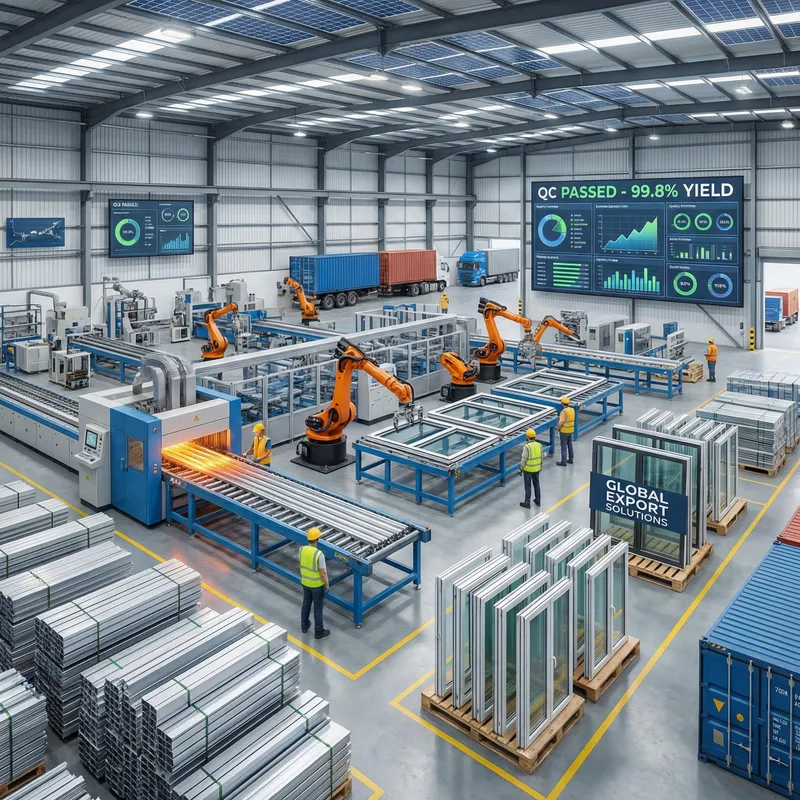 Automated Aluminium Manufacturing Facility Overview