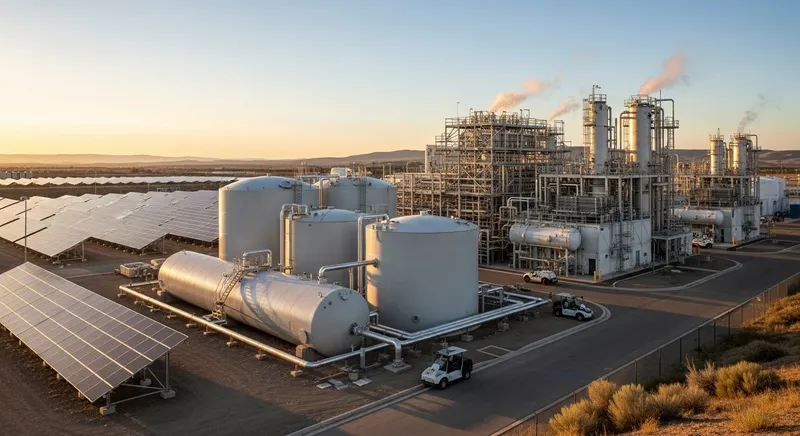 Innovative Energy Facility with Solar and Hydrogen Tech