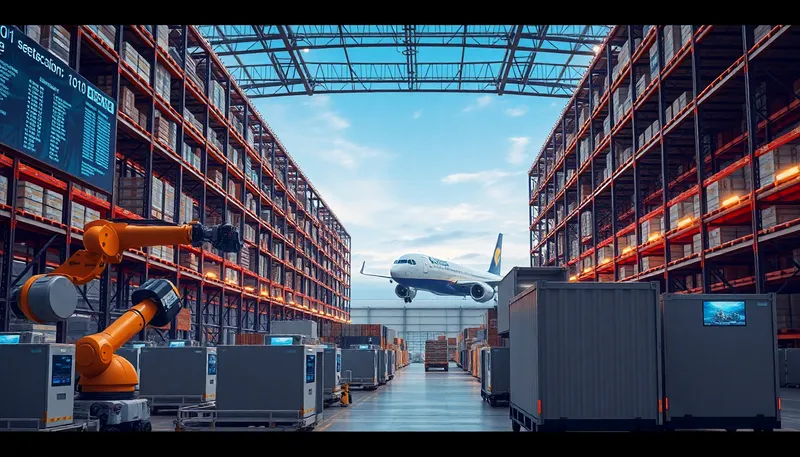 Modern Air Freight Terminal with Smart Technology Modern Air Freight Terminal with Smart Technology
