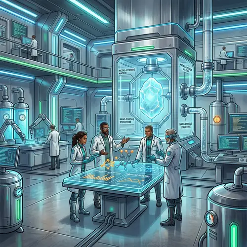 Breakthrough Hydrogen Storage in a Futuristic Lab