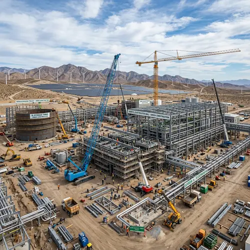 Green Hydrogen Plant Under Construction