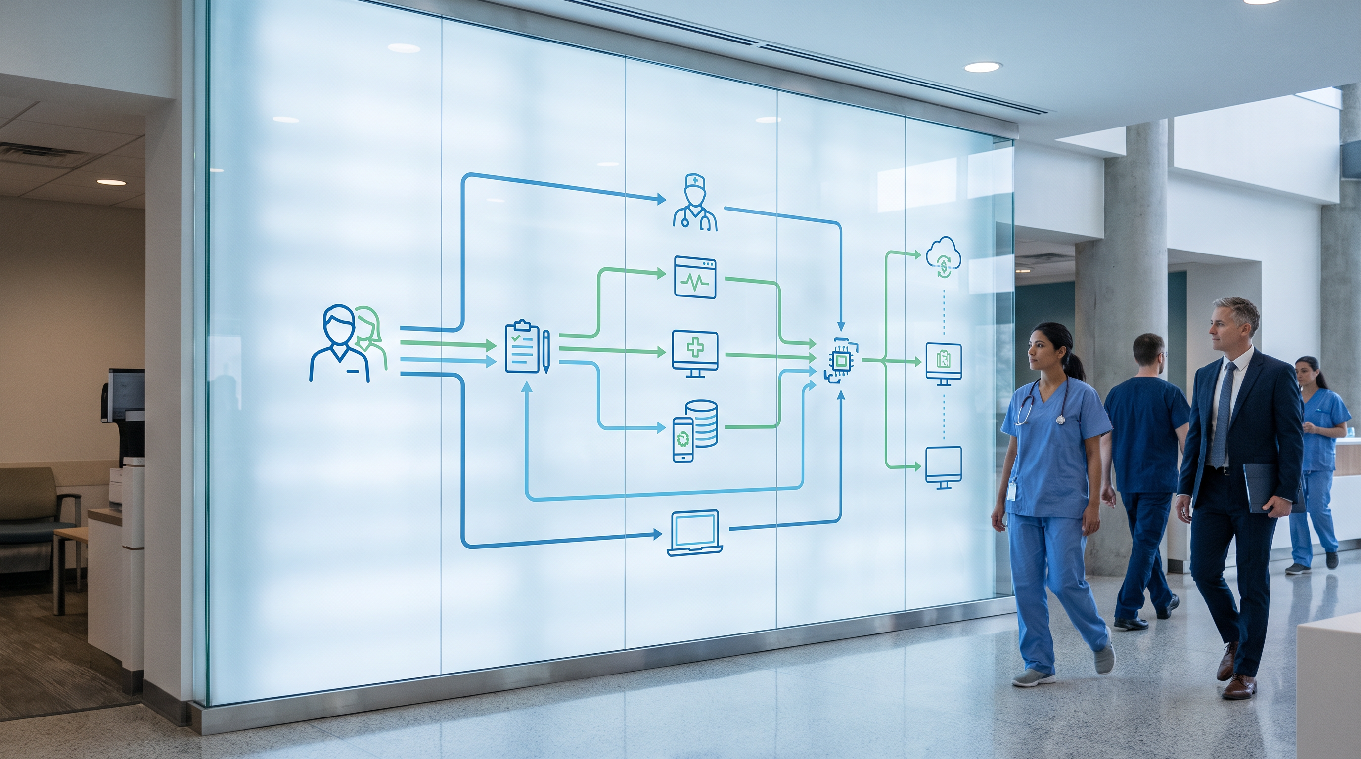 Hospital Digital Governance Infographic