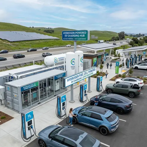 Hydrogen Fuel Cells Revolutionizing EV Charging