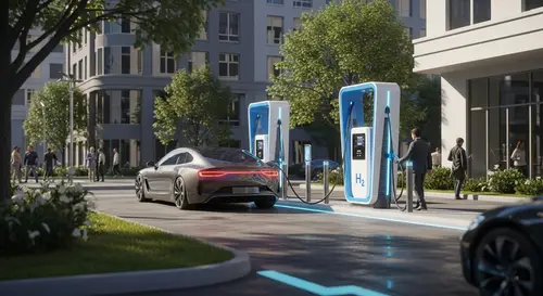 Hydrogen Fuel Cells Revolutionizing EV Charging