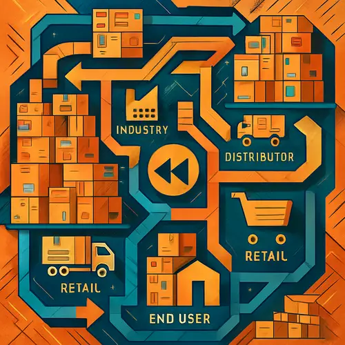 Intricate Cardboard Maze Infographic Design