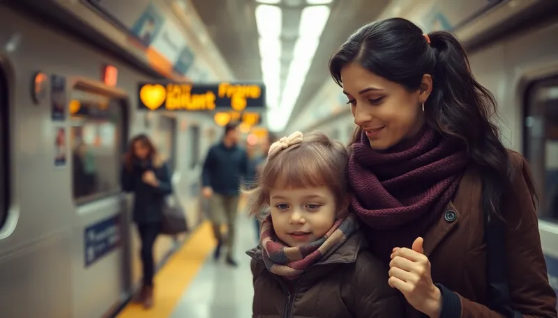 Guiding Moments: A Mother and Child in the Subway Guiding Moments: A Mother and Child in the Subway