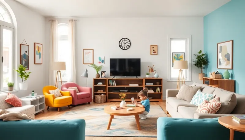 Sensory-Friendly Living Room for Kids with Autism