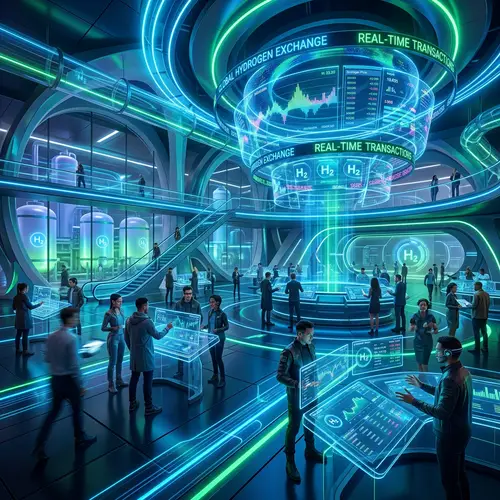 Futuristic Hydrogen Marketplace – Energy Exchanges