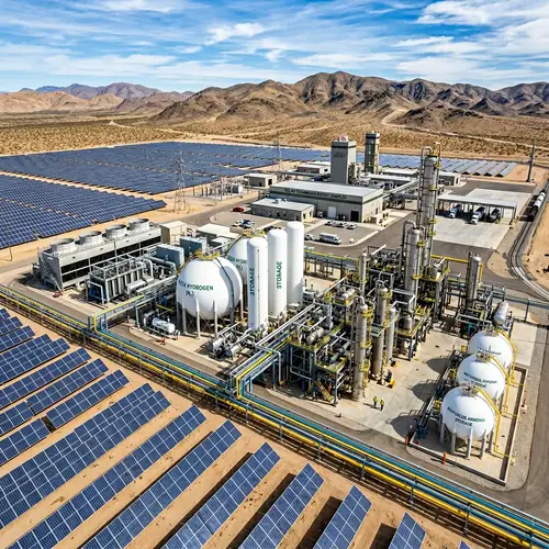 Innovative Energy Facility with Solar and Hydrogen Tech