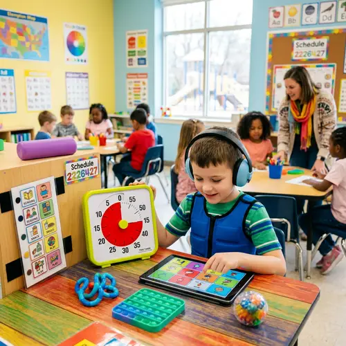 Supportive Classroom for Autistic Students