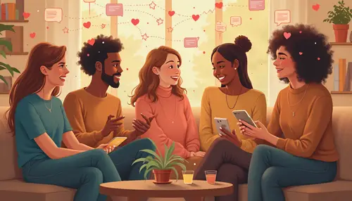 Digital Connections in a Cozy Space