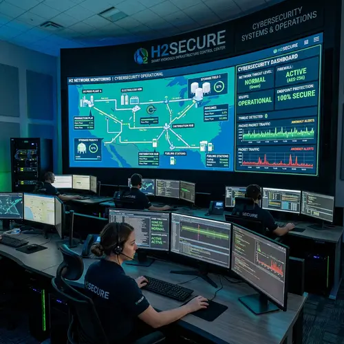 Smart Hydrogen Infrastructure & Cybersecurity Control Center