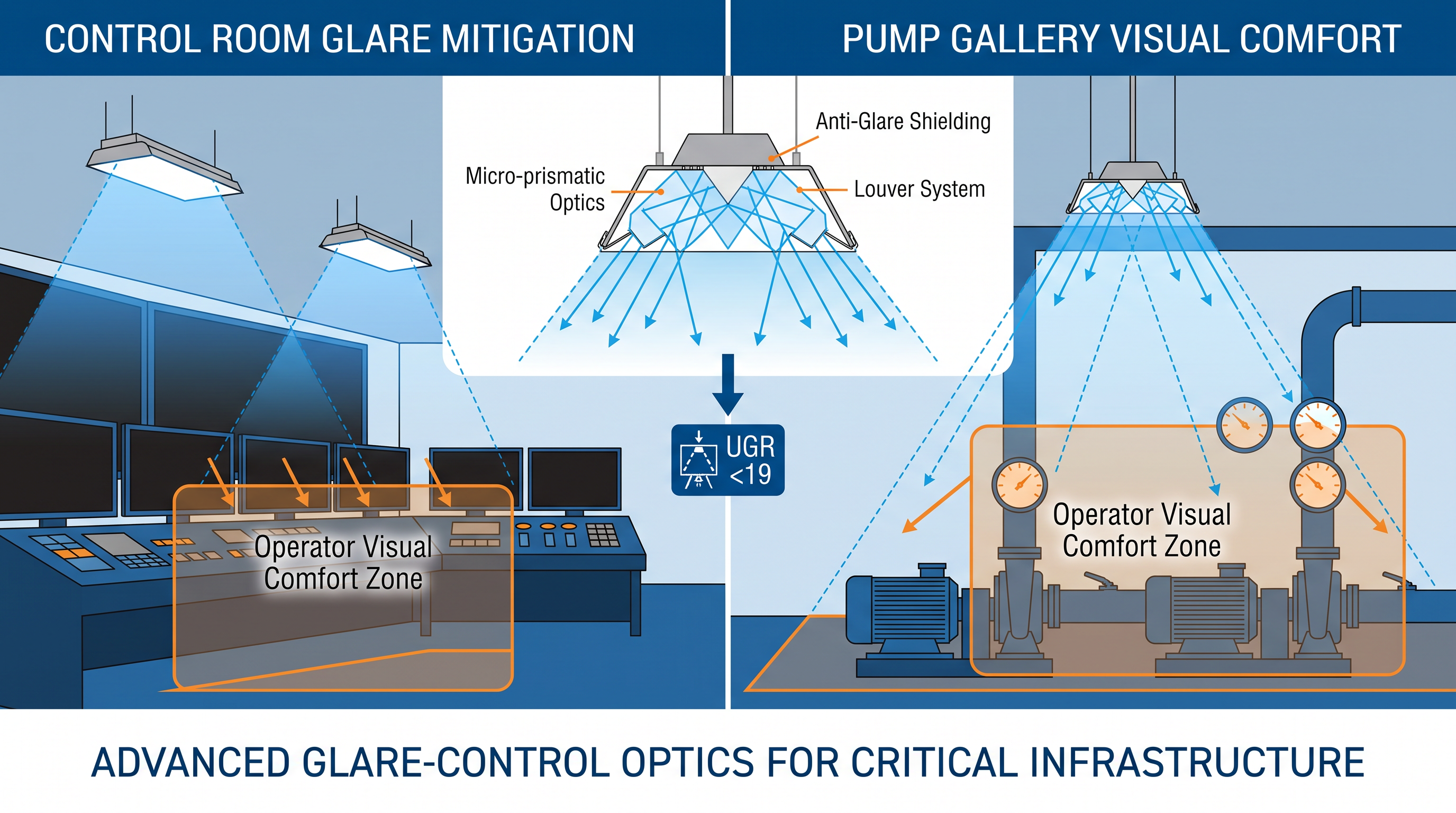 Glare-Control Optics Infographic