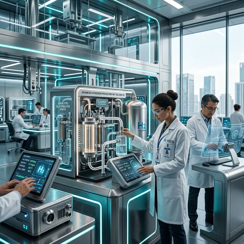 Advanced Hydrogen Production in a Sleek Lab