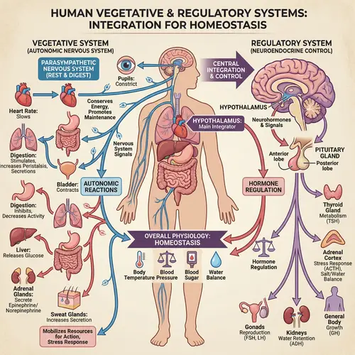 Vegetative and Regulatory Systems in Human Physiology