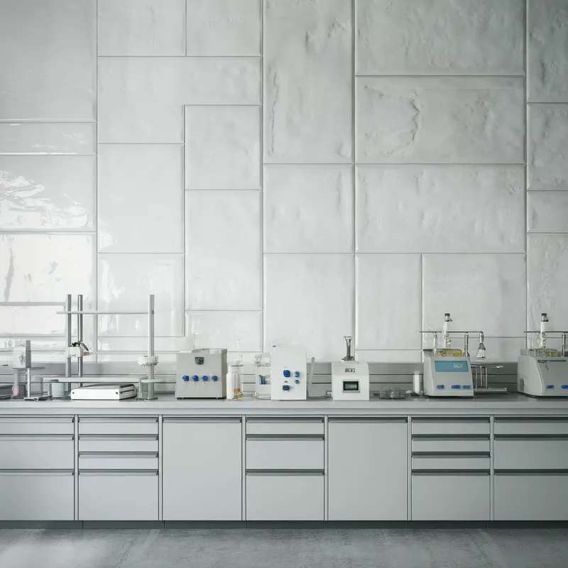Modern White Wall Texture for Laboratories