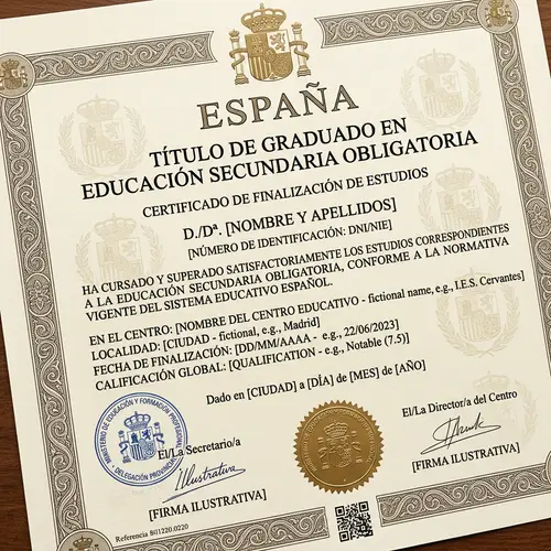 Secondary Education Certificate in Spain