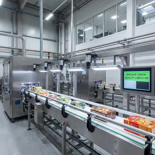 Industrial Food Conveyor System: Efficiency & Innovation Captured