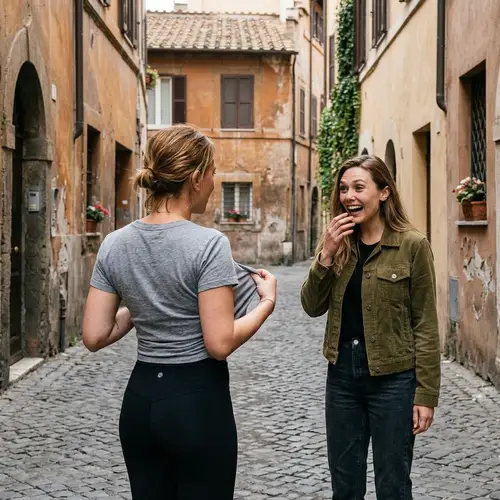 Scarlett Johansson's Bold Move in Rome with Elizabeth Olsen