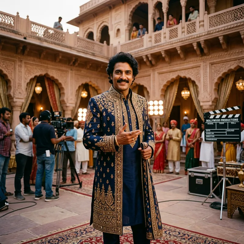 Sarukh Khan Dons Indian Sherwani | Bollywood Classic Setting