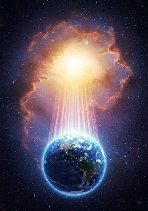 Positive Vibrations from the Universe to Earth