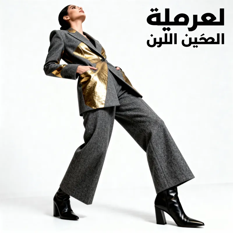 Contemporary Fashion Design with Arabic Flair