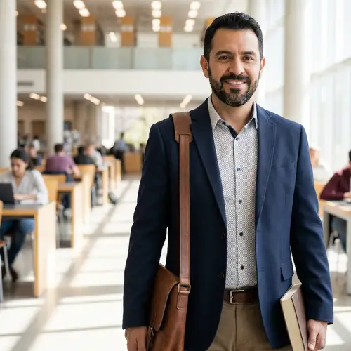 Confident Fashionable Hispanic Male in His 40s