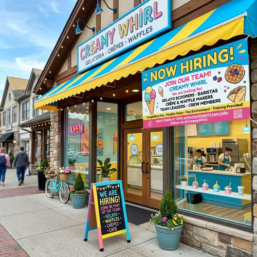 Join Our New Gelateria: Hiring Now!