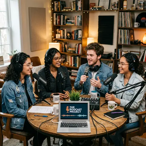 Podcasting with Style: Diverse Voices Unite