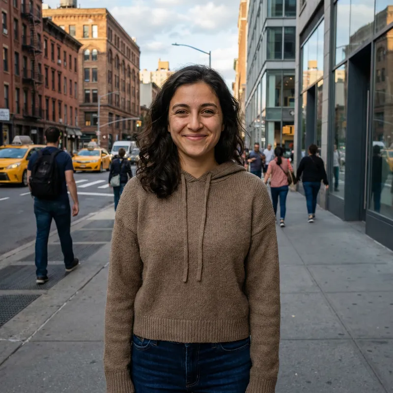 Realistic and Attractive Girl: Capturing Beauty in Urban Life