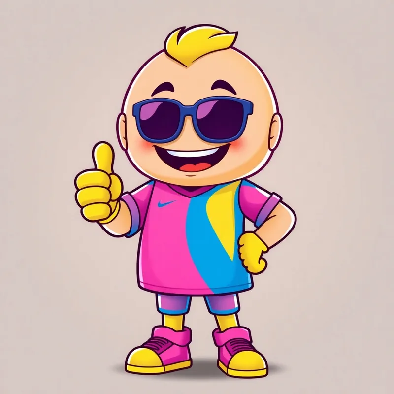 Vibrant Jersey Printing Mascot Design