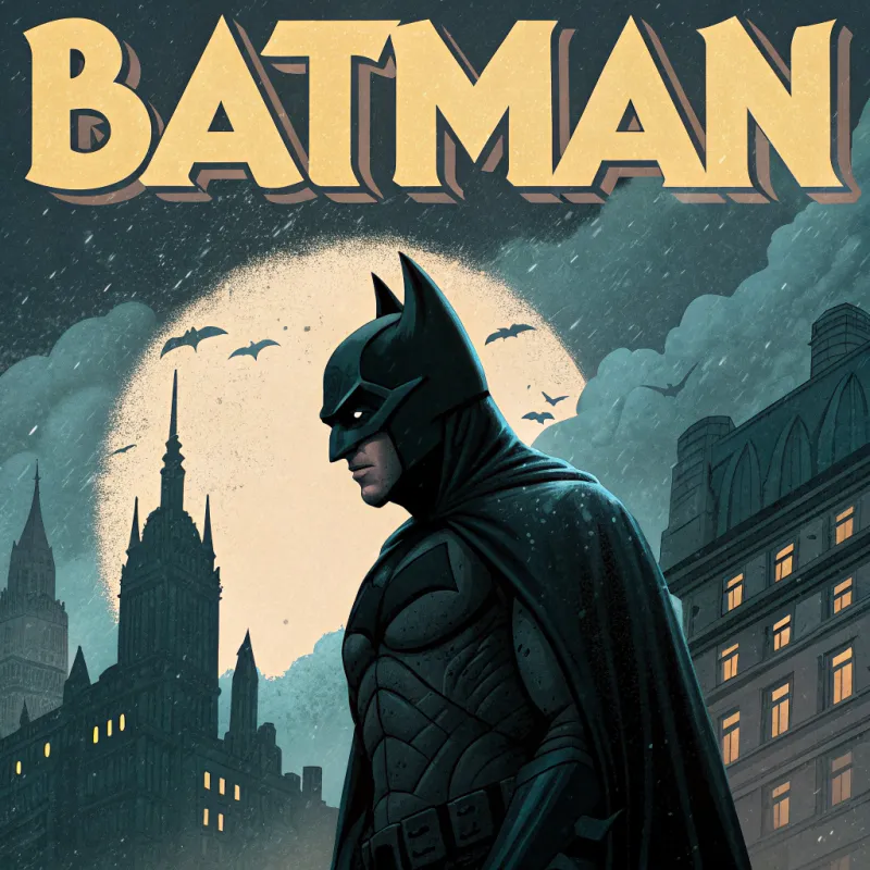 Batman Movie Poster – A Timeless Classic