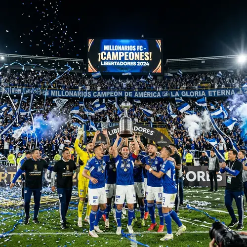 Millonarios Champions of Libertadores - Soccer Victory Celebration