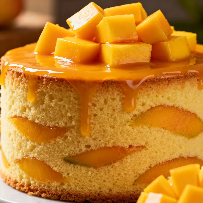 Delicious Mango Flavoured Cake Recipe