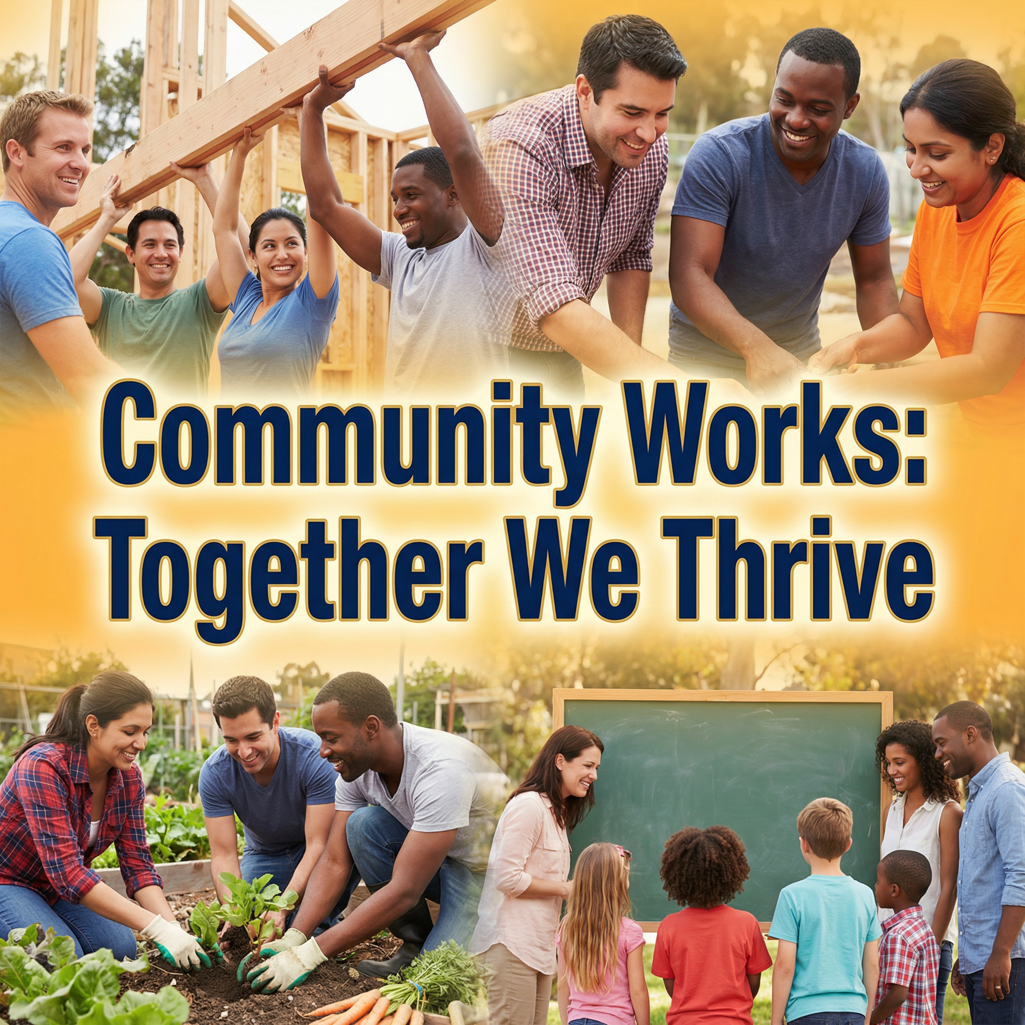 Community helpers make our neighborhood a better place to live!