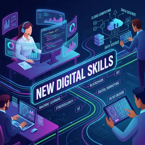 New Digital Skills Dark Theme