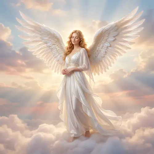Beautiful Angel with Wings