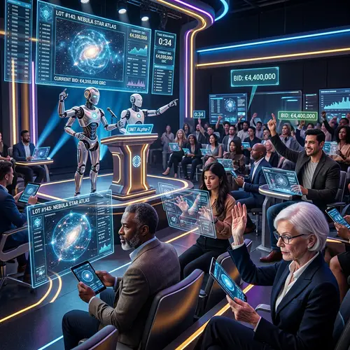 Futuristic Auction System | Advanced Technology Bidding Environment