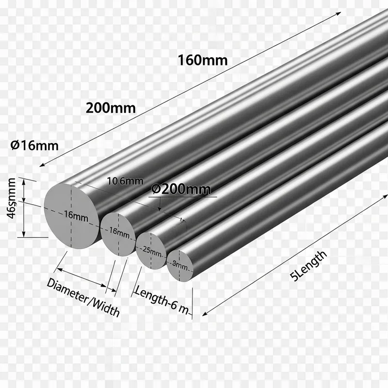 Steel Hot Rolled Round Bars | 16mm - 200mm Diameter